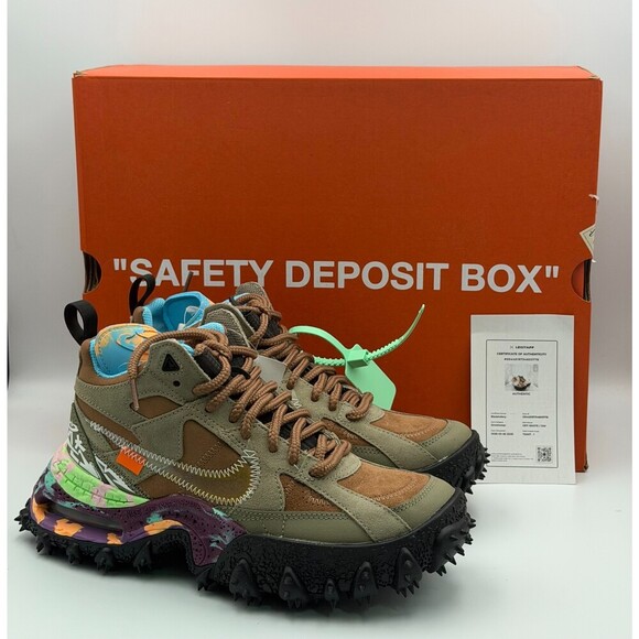 Nike Other - Off-White X Nike Air Terra Forma Sneakers Men's 6 Archaed Brown Green DQ1615-200